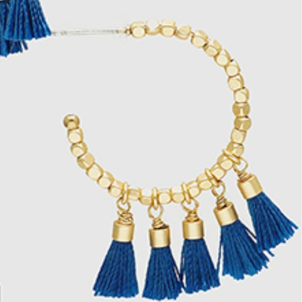 Goldtone Open Hoop Earring